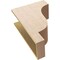 Ekena Millwork 10"W x 20"D x 30"H Classic Newport Rough Cedar Woodgrain TimberThane Corbel, Primed Tan CORUR10X20X30NEWRCPR - alternate 2